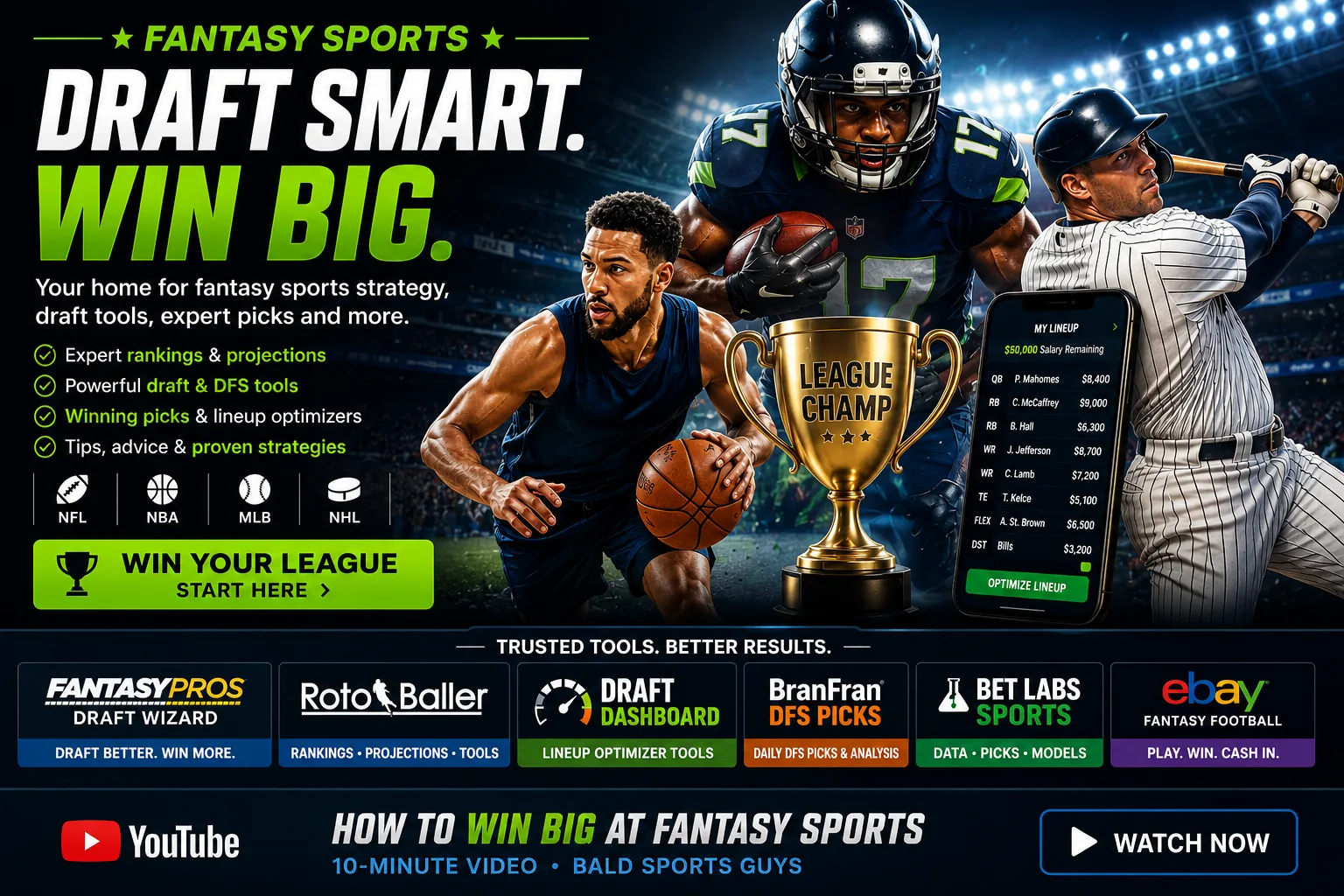 Fantasy Sports — Draft Smart, Win Big