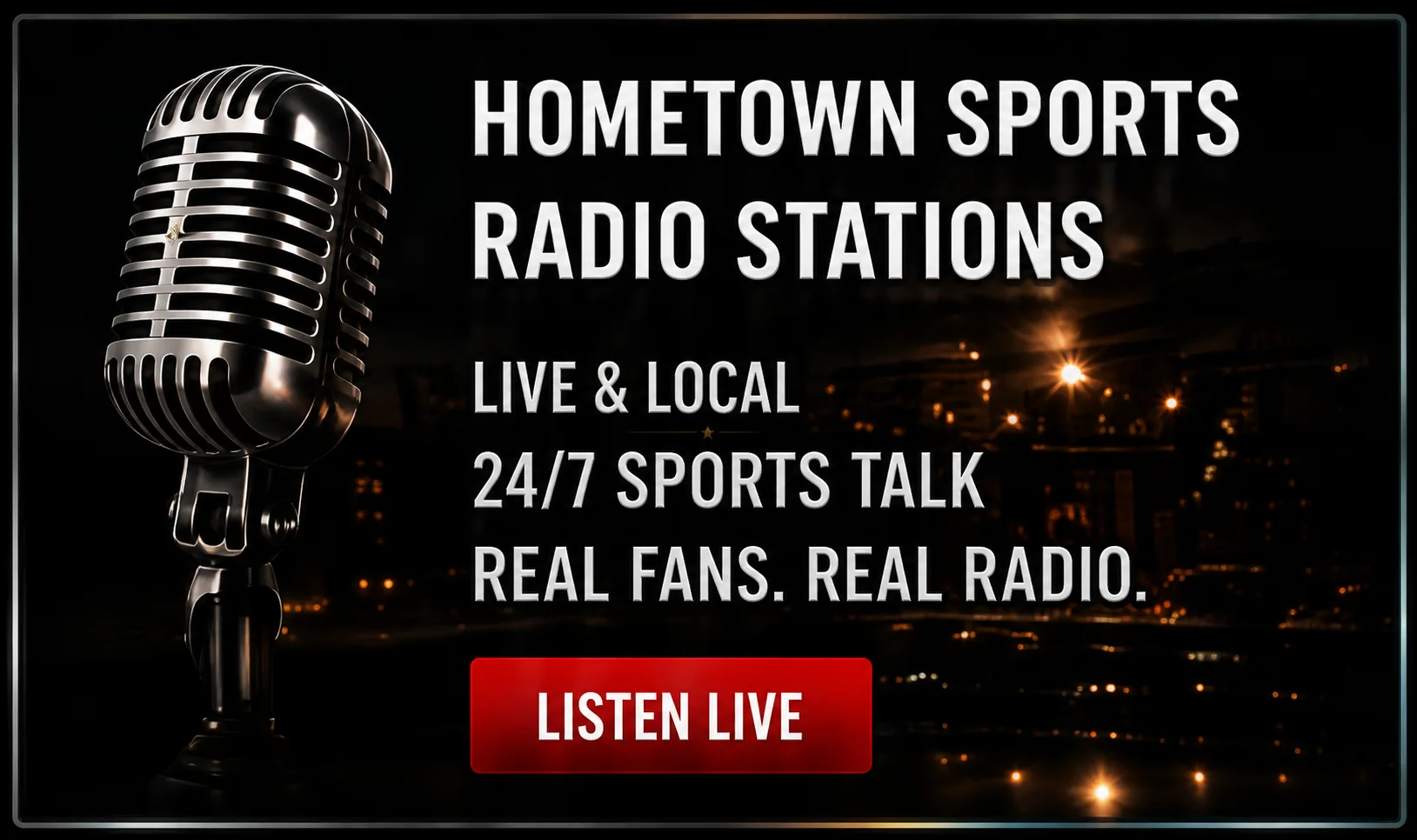 Hometown Sports Radio Stations — listen live