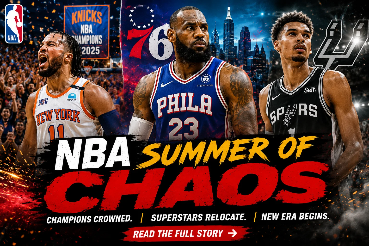 NBA Summer of Chaos β unbelievable but true