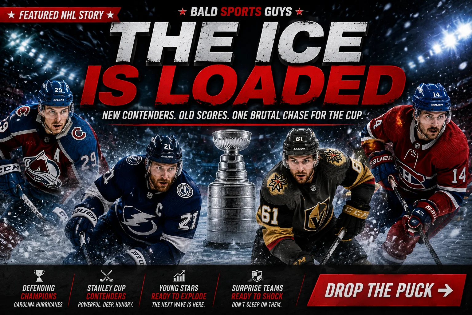 The Ice Is Loaded — one brutal chase for the Cup
