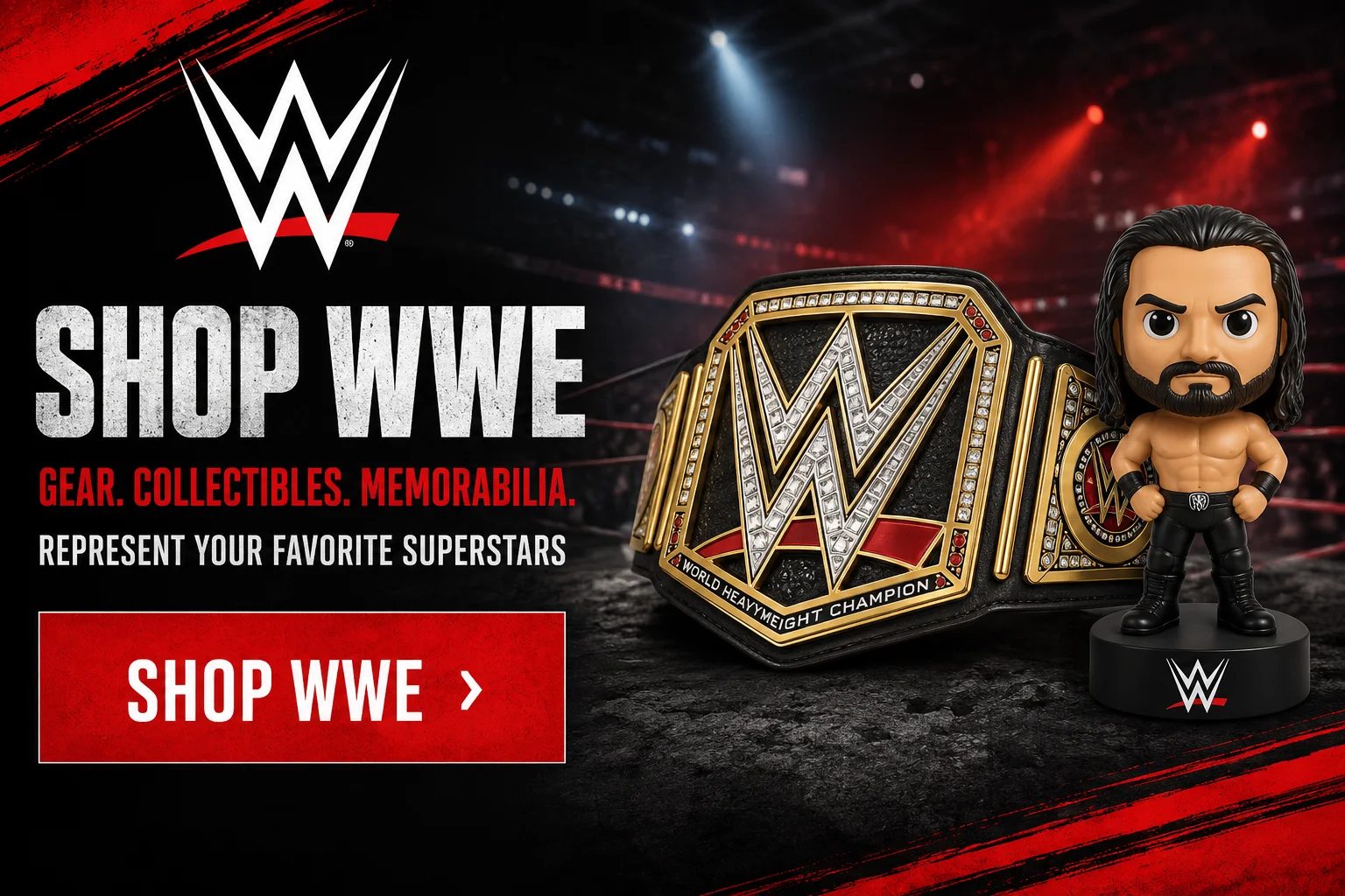 Shop WWE gear, collectibles and memorabilia